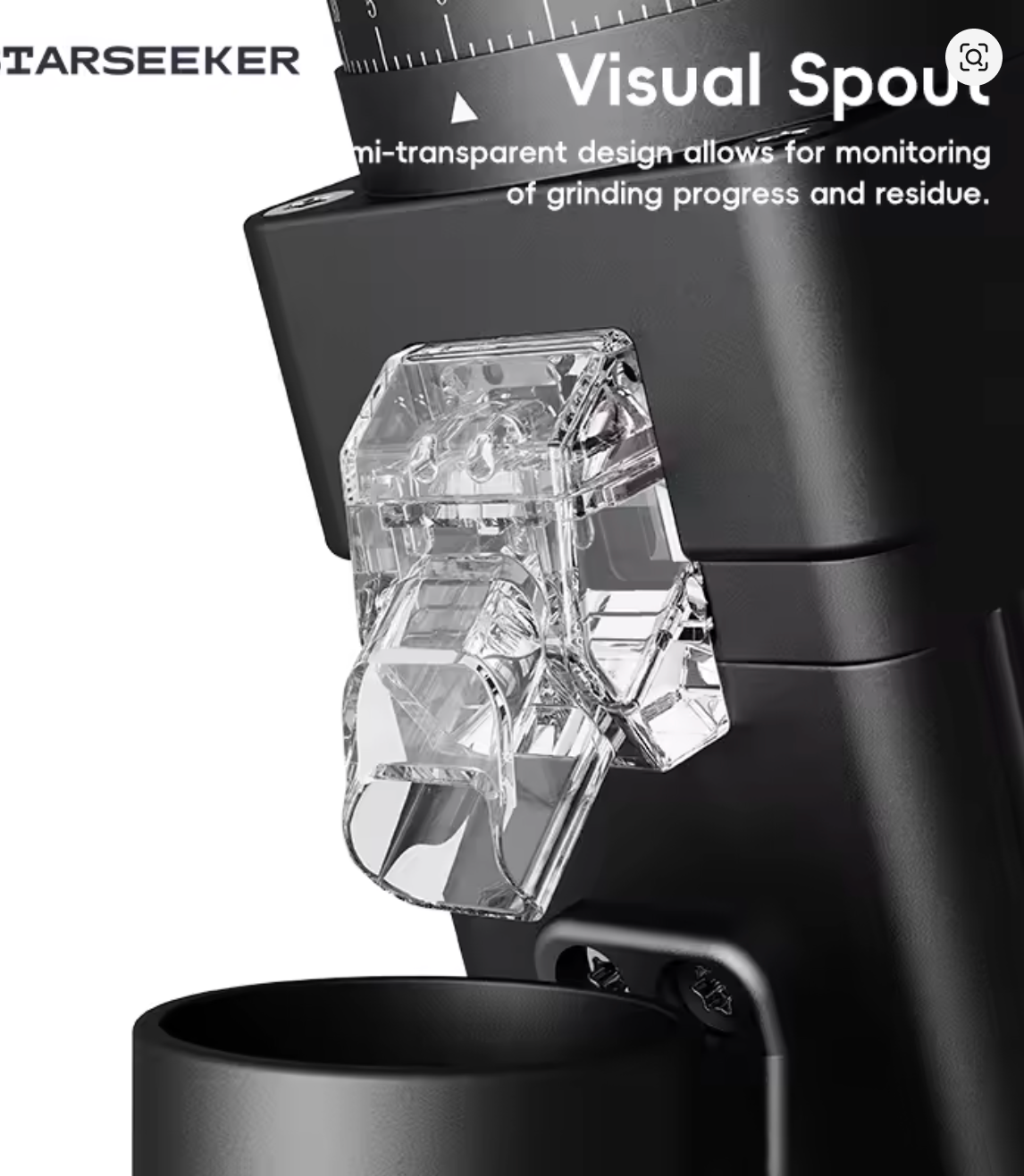 STARSEEKER E55Pro Electric Coffee Grinder 55MM