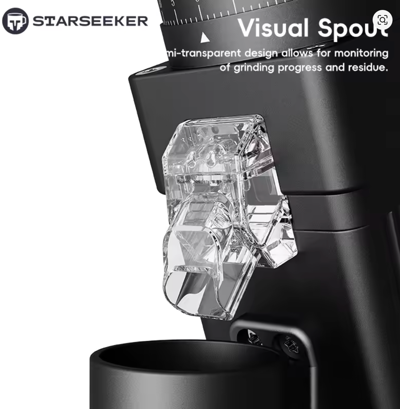 STARSEEKER E55Pro Electric Coffee Grinder 55MM