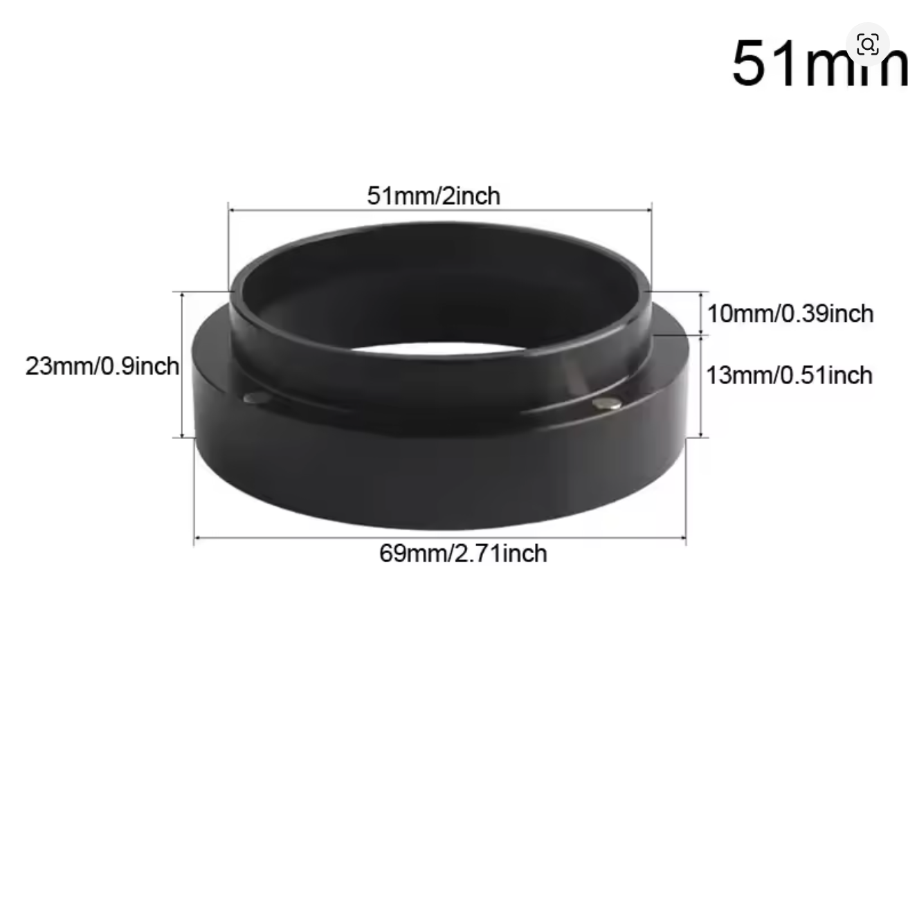 Dosing Ring Aluminum - 51MM